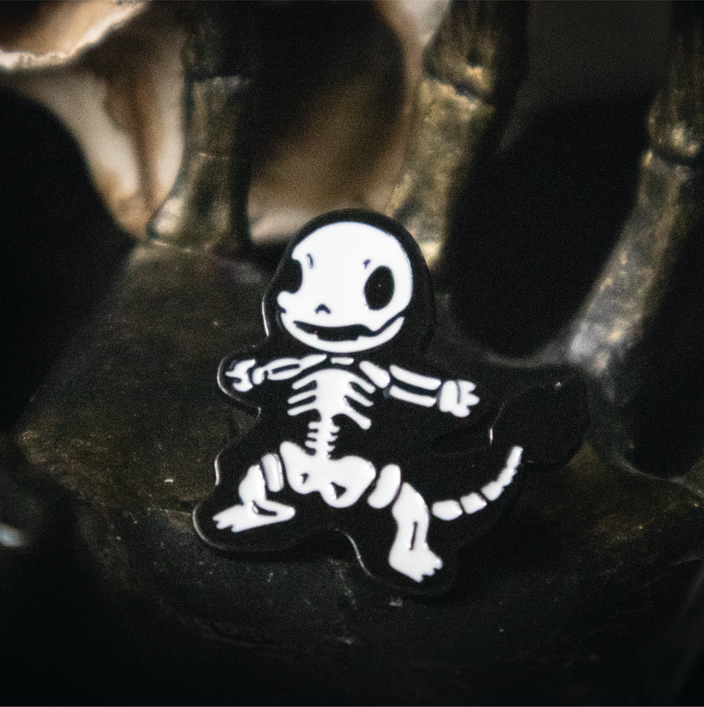 Charmander Skeleton Enamel Pin