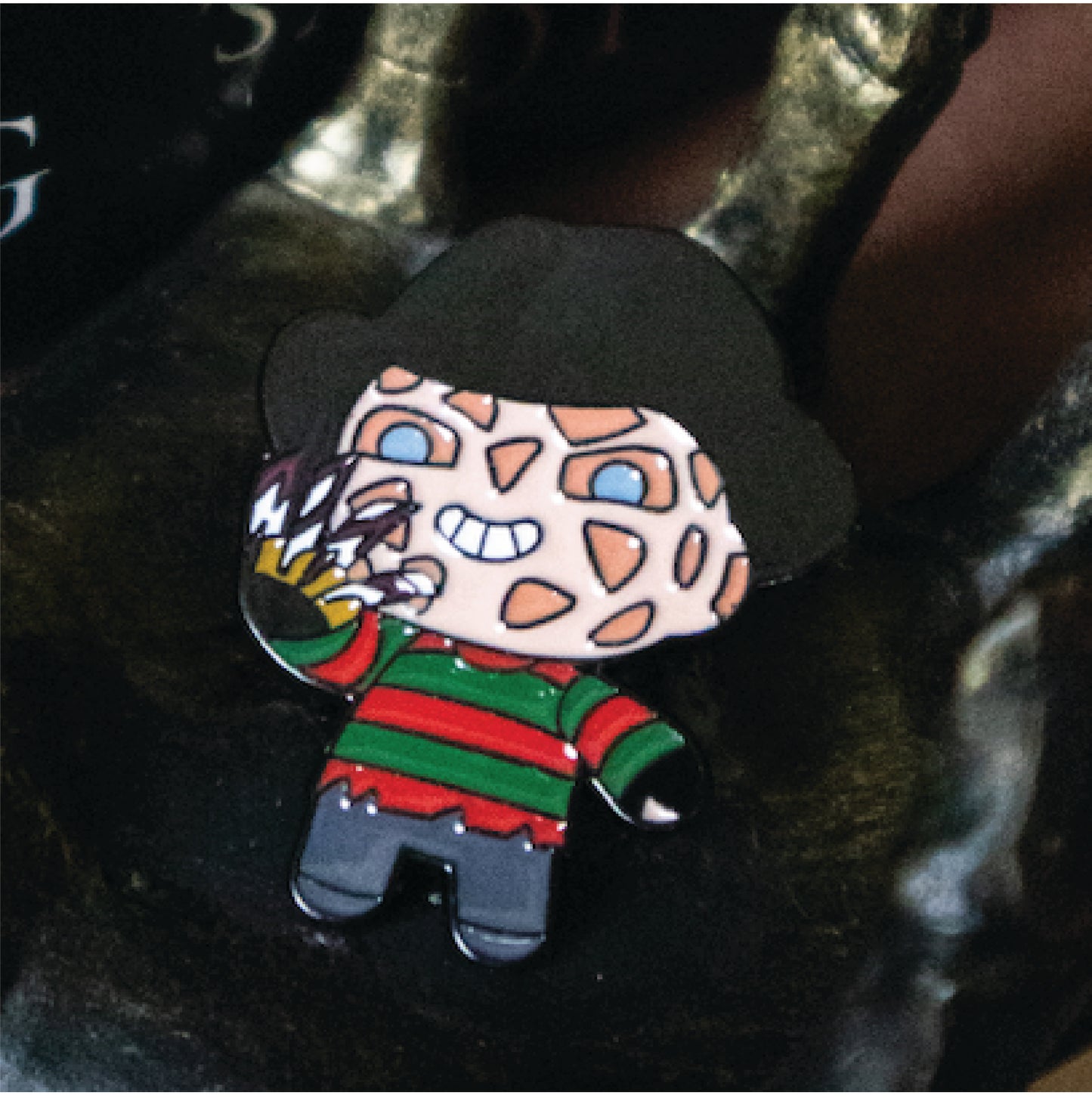 Freddy Enamel Brooch Pin
