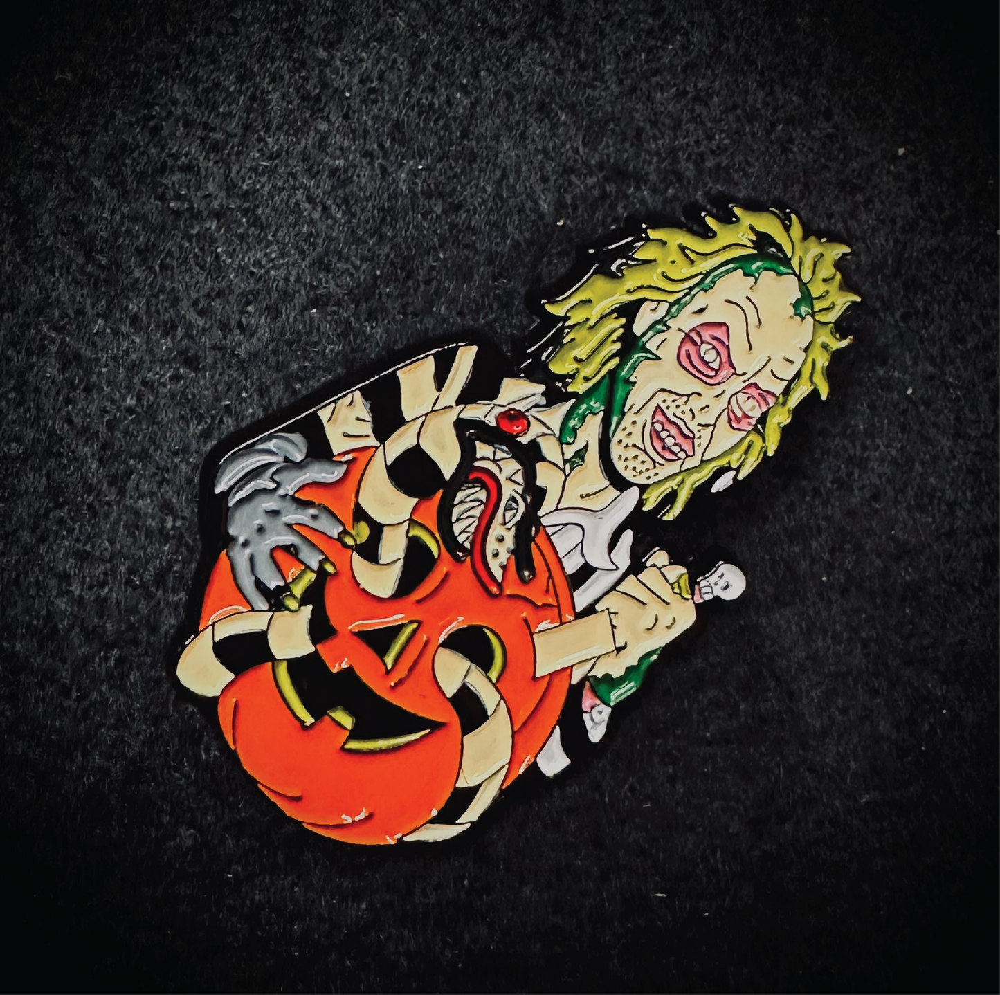 Beetlejuice Enamel Pin