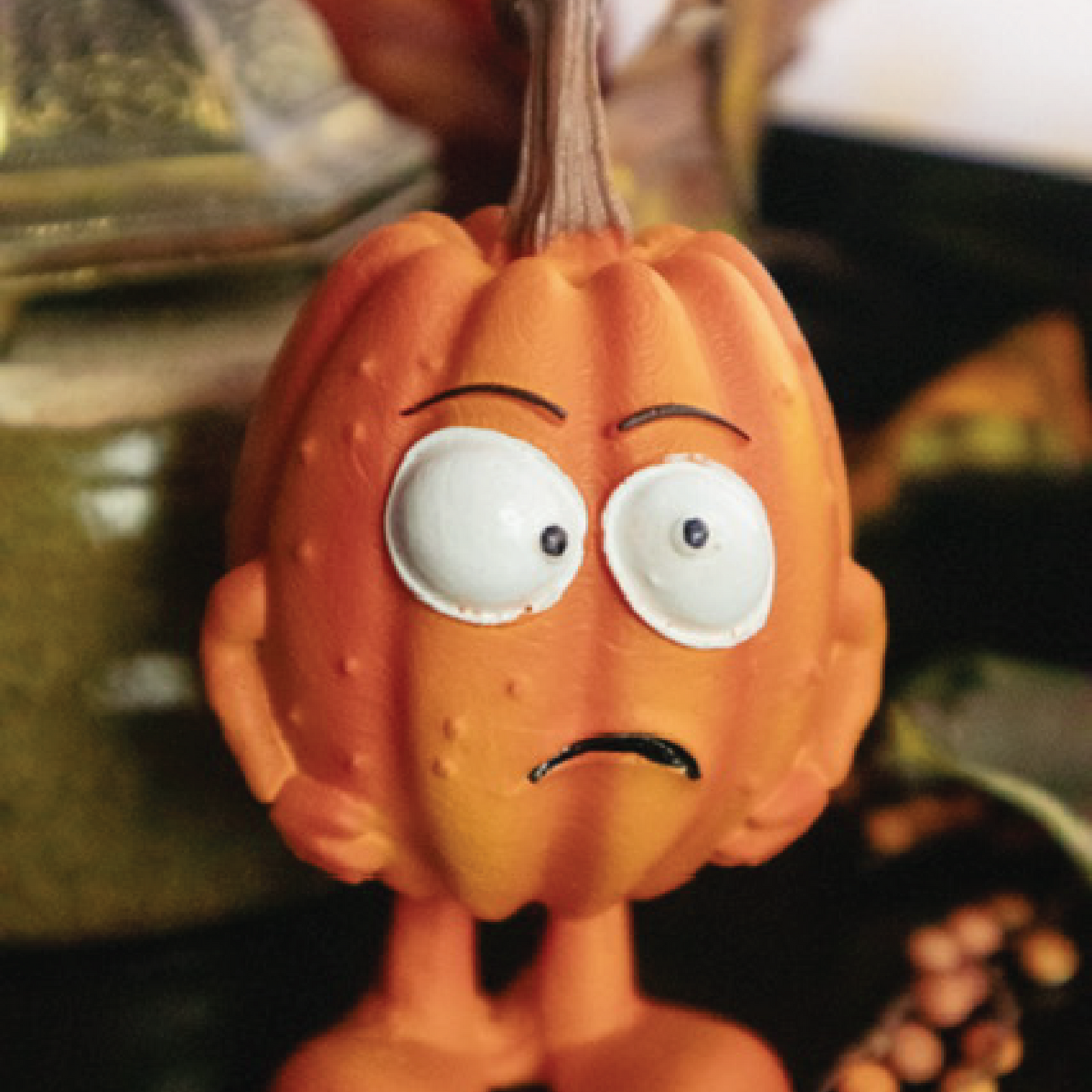 Pumpkin Resin Figurine