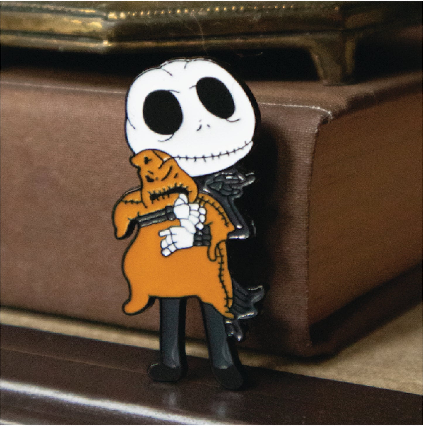 Nightmare Before Christmas Jack Enamel Brooch Pin