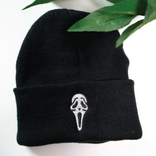 Ghostface Embroidered Beanie