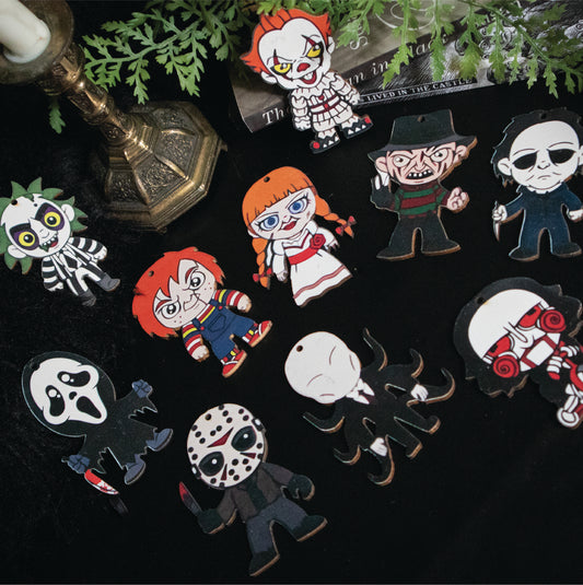 Horror Character Wooden Ornaments / Hanging Decorations