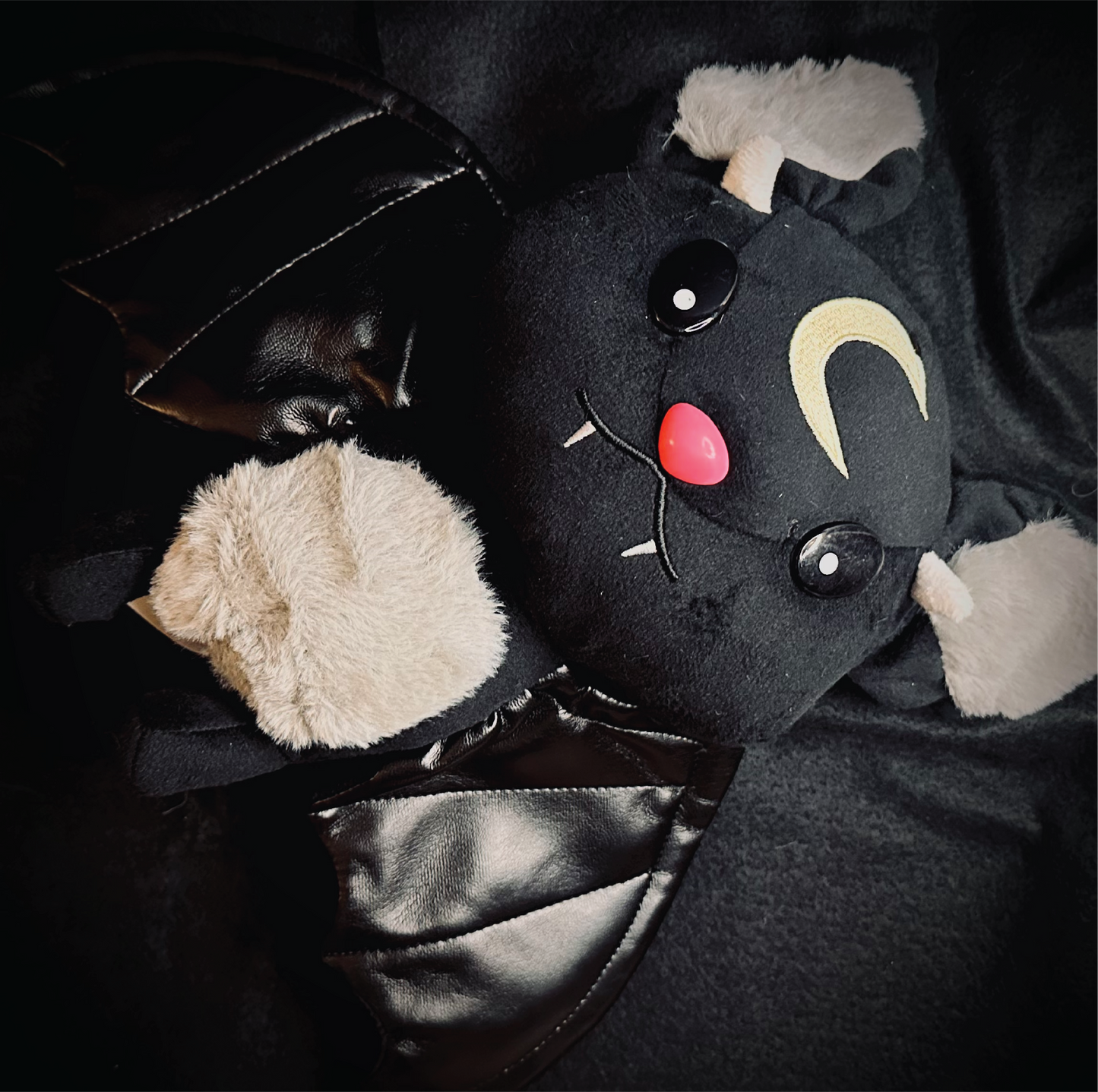 Dark Series Black Moon Bat Plushie