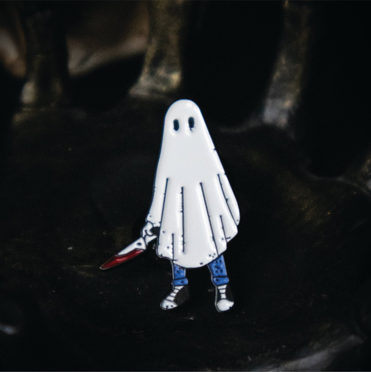 Ghost Kid Enamel Pin