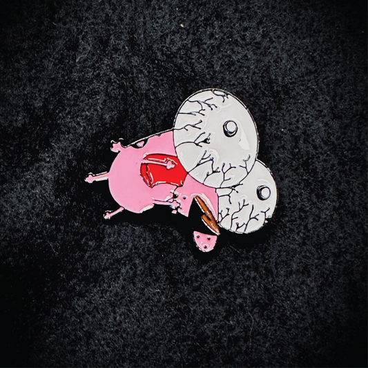 Courage The Cowardly Dog Brooch Pin
