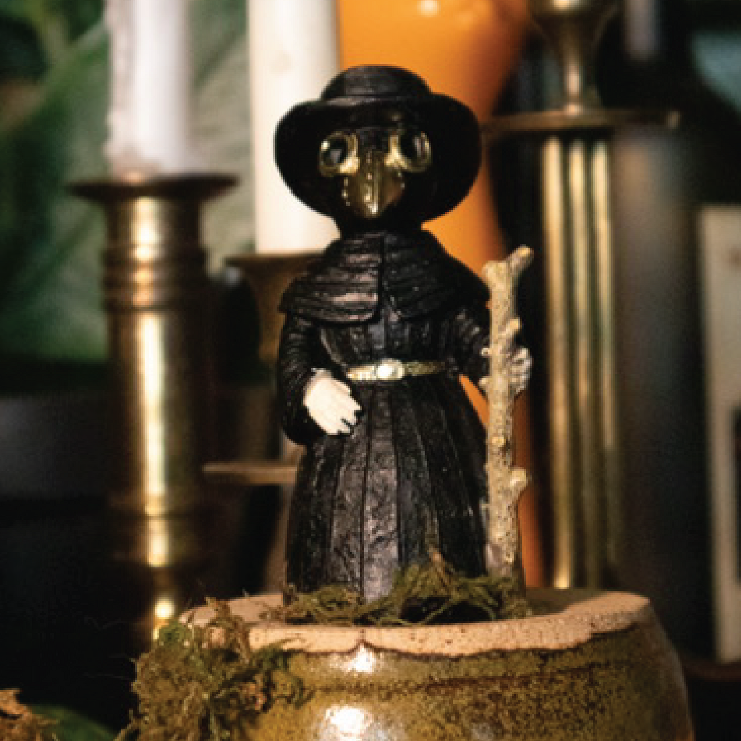 Plague Doctor Cone Incense Burner