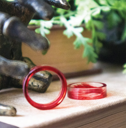 Blood Plastic Ring