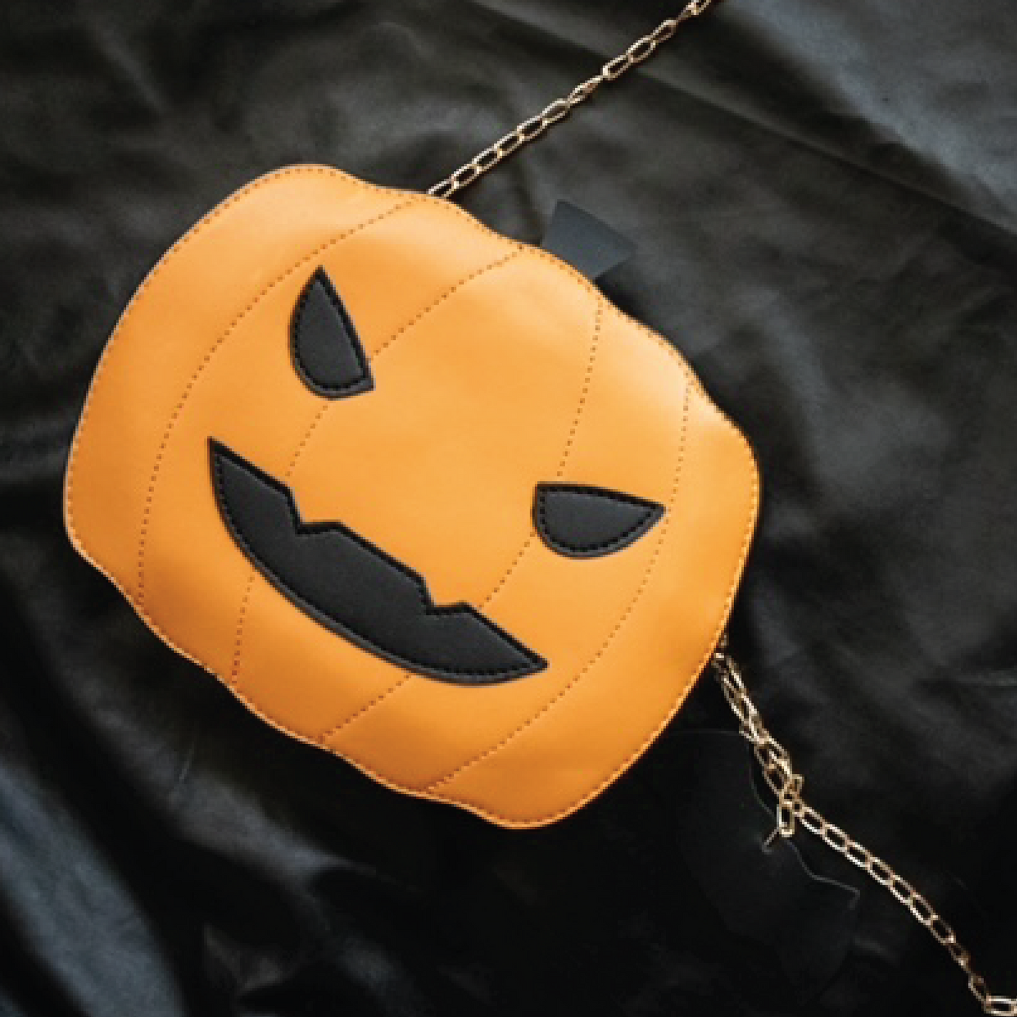 Pumpkin Face Crossbody Backpack