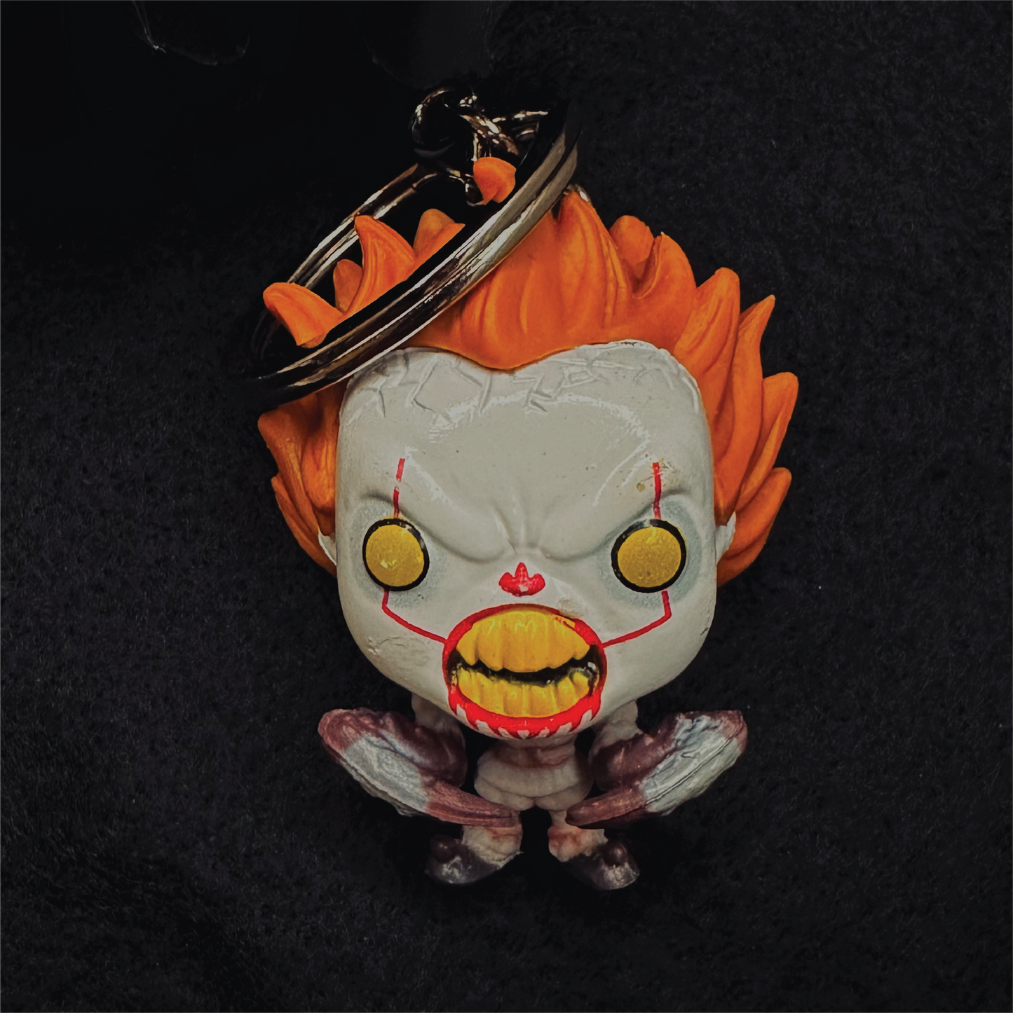 Pennywise Clown Teeth Keychain