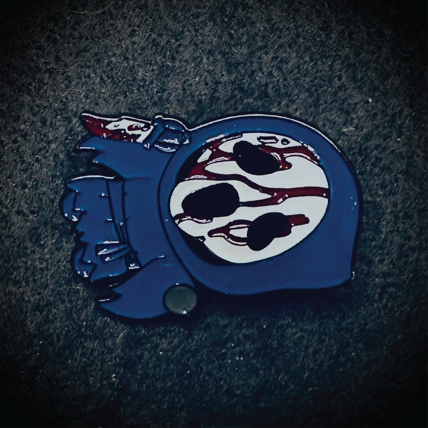 Ghostface Enamel Brooch Pin