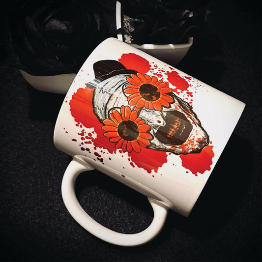 Terrifier Art The Clown Sunflower Coffee/Tea Mug
