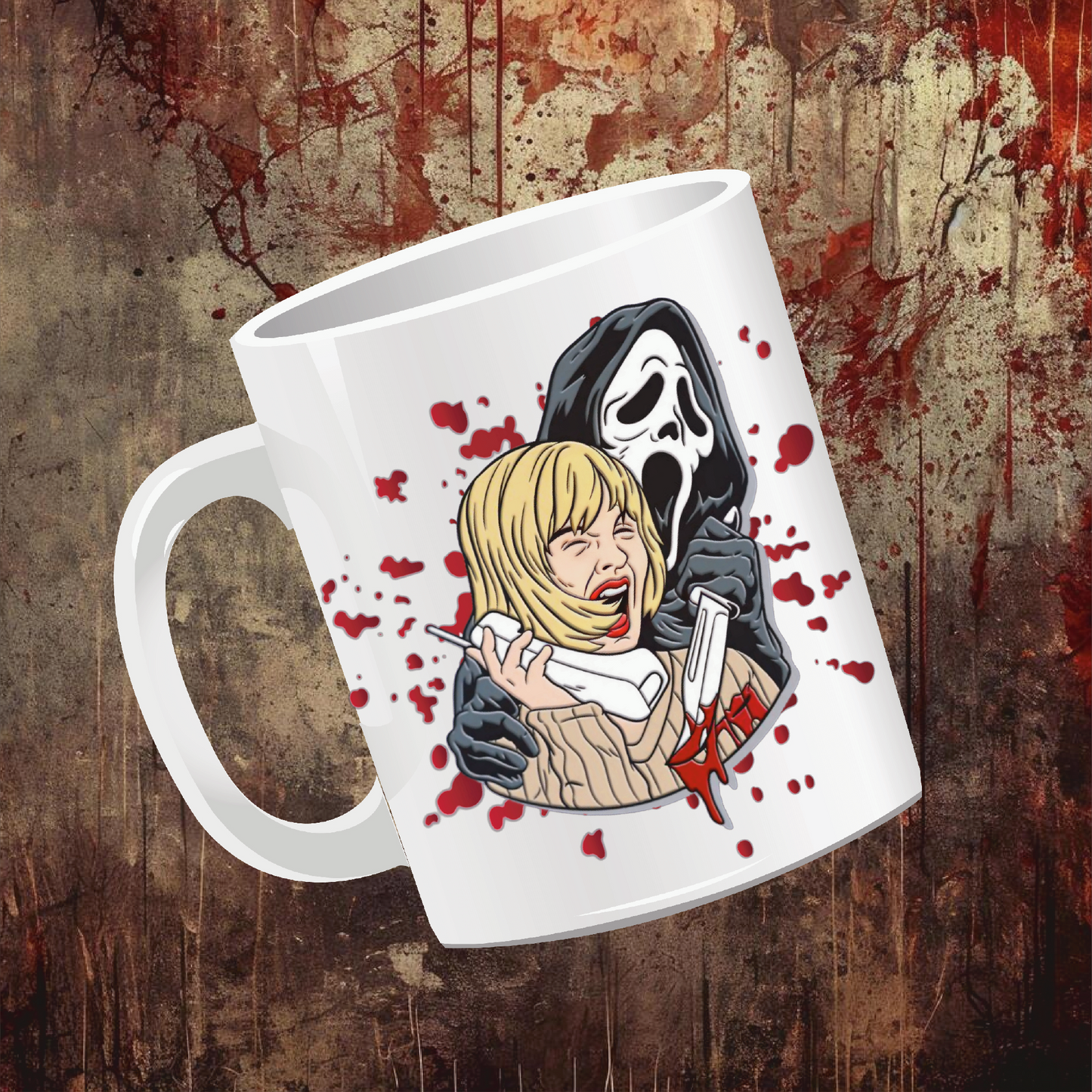 Casey Becker + Ghostface Coffee/Tea Mug