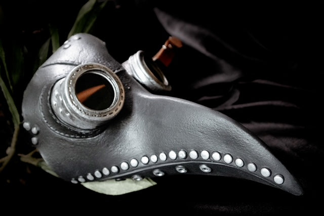 Plague Doctor Black Cosplay Mask