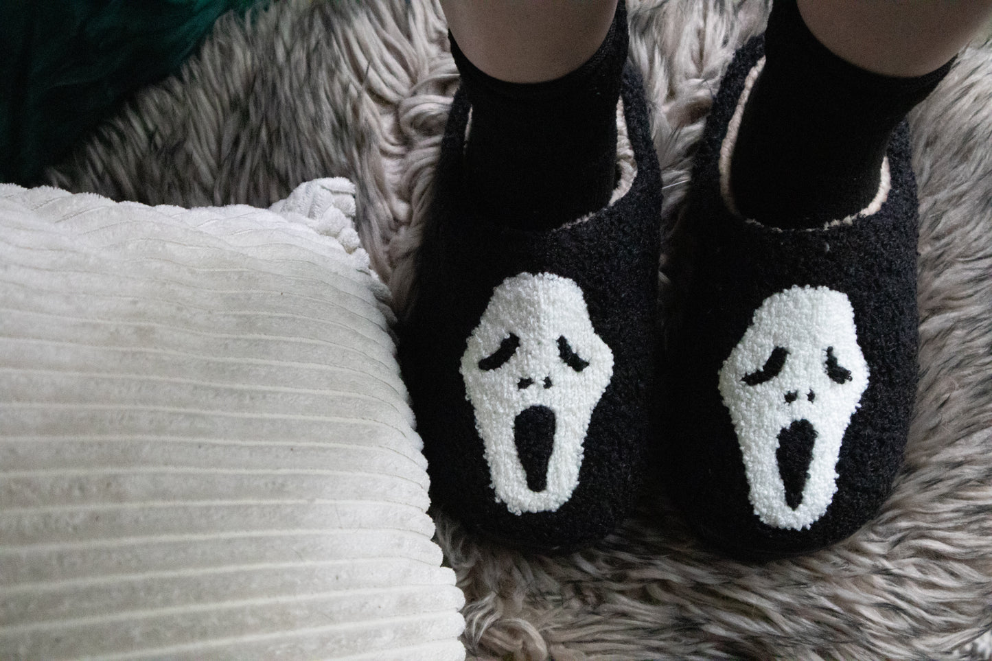 Ghostface Slippers: A Spooky Comfort