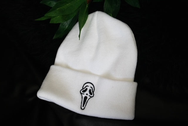 Ghostface Embroidered Beanie